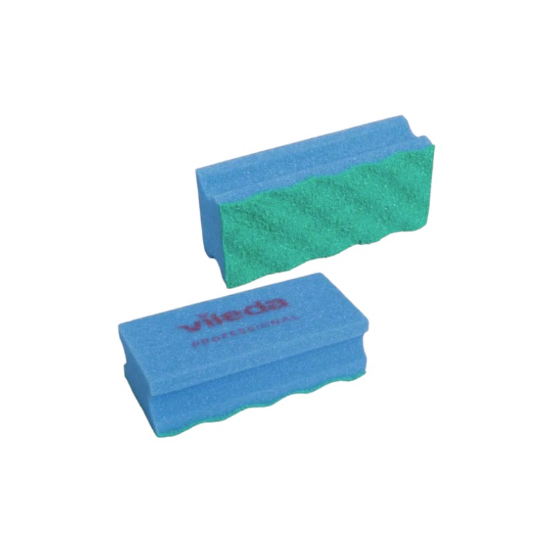 Eponge Vileda - PurActive - Bleu/Vert - 1x10 Pièces